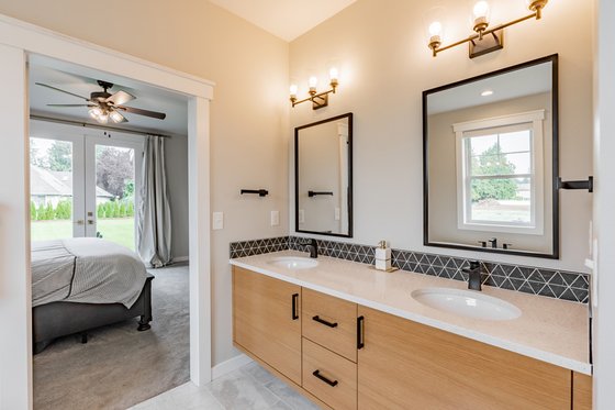 Interior - Master Bathroom 3 for Farmhouse House Plan #1070-42 - 4 bed, 3.5 bath