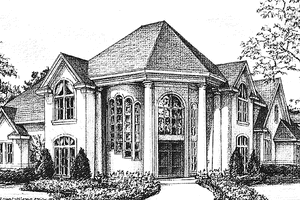 House Plan Design - European Exterior - Front Elevation Plan #1021-8