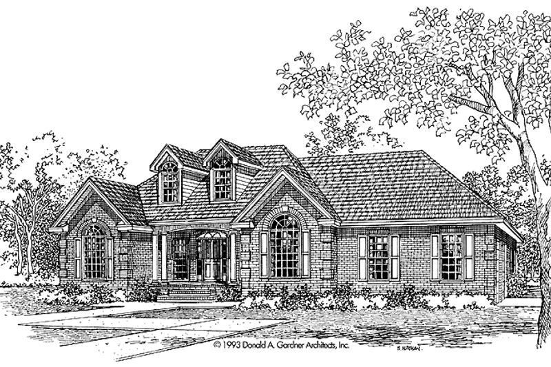 Home Plan - Ranch Exterior - Front Elevation Plan #929-170