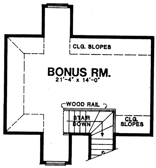 Architectural House Design - Traditional Floor Plan - Other Floor Plan #40-458