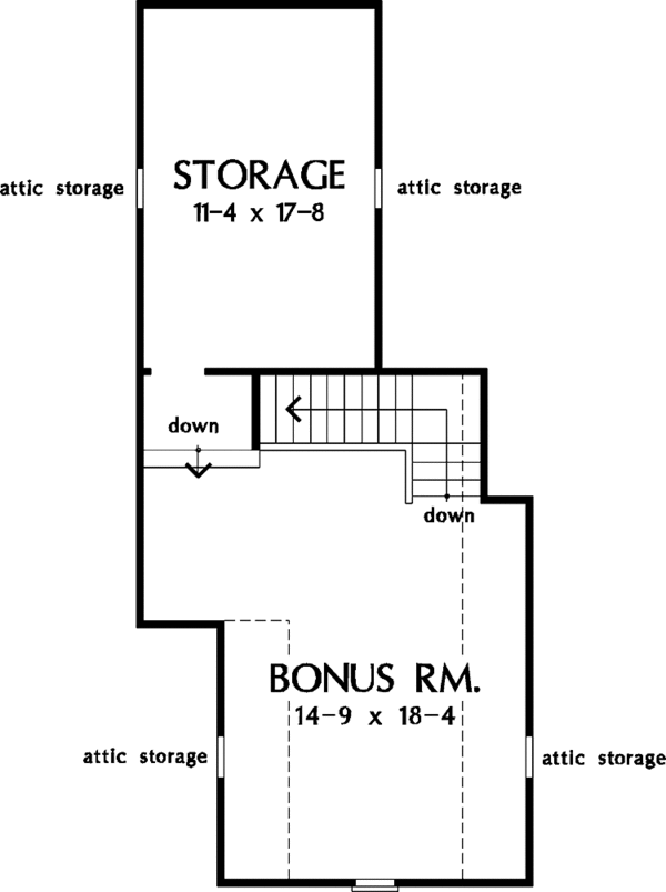 Dream House Plan - Country Floor Plan - Upper Floor Plan #929-474