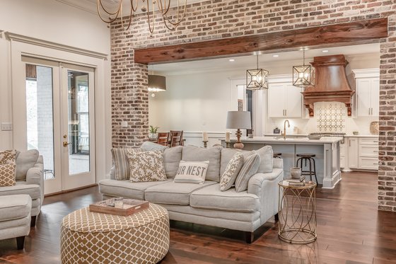 Interior - Family Room for European House Plan #430-192 - 3 bed, 2 bath