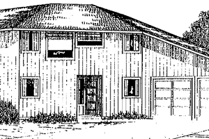 Contemporary Exterior - Front Elevation Plan #60-871