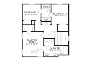 Country Style House Plan - 3 Beds 2.5 Baths 1375 Sq/Ft Plan #17-3062 