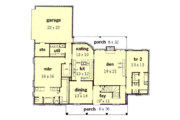 Southern Style House Plan - 5 Beds 3 Baths 2992 Sq/Ft Plan #16-223 