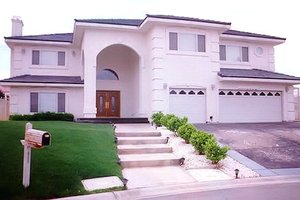 Architectural House Design - Mediterranean Exterior - Front Elevation Plan #1-927