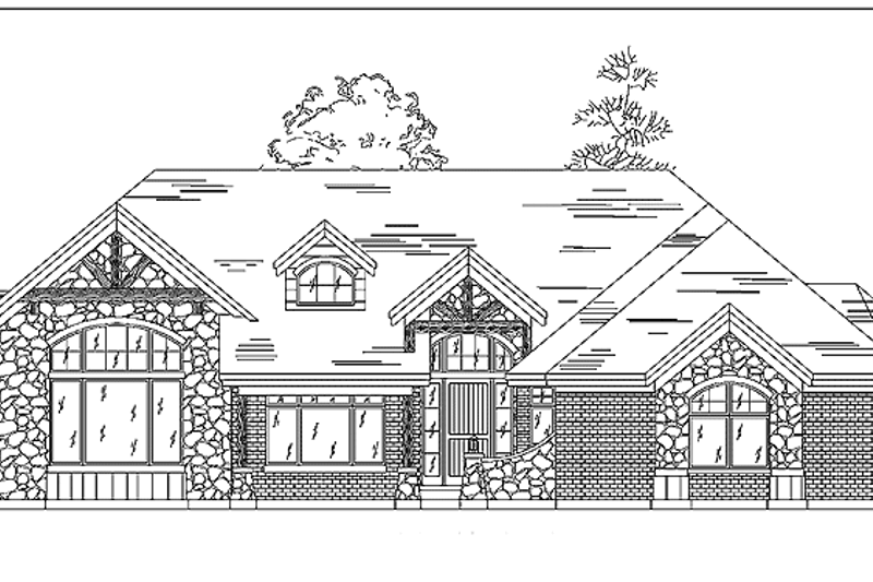 Home Plan - Contemporary Exterior - Front Elevation Plan #945-22
