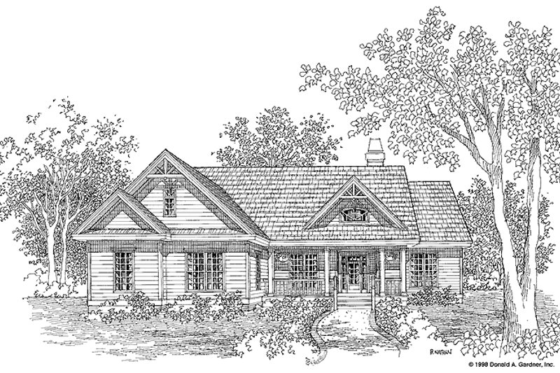 Dream House Plan - Country Exterior - Front Elevation Plan #929-317