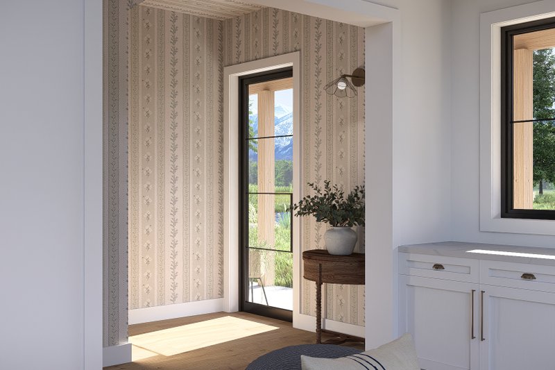 Dream House Plan - Interior - Entry for Barndominium House Plan #455-486 - 3 bed, 2.5 bath