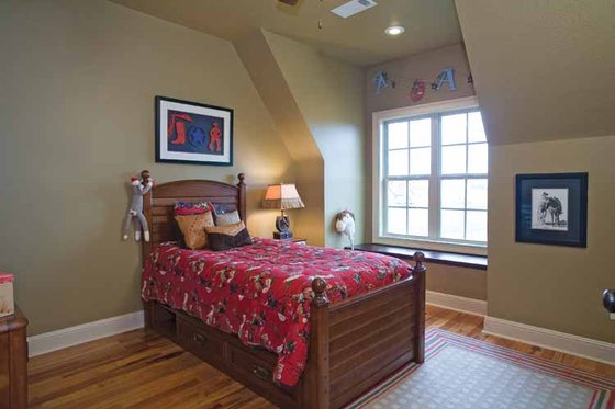 Interior - Bedroom for European House Plan #17-3284 - 4 bed, 2.5 bath