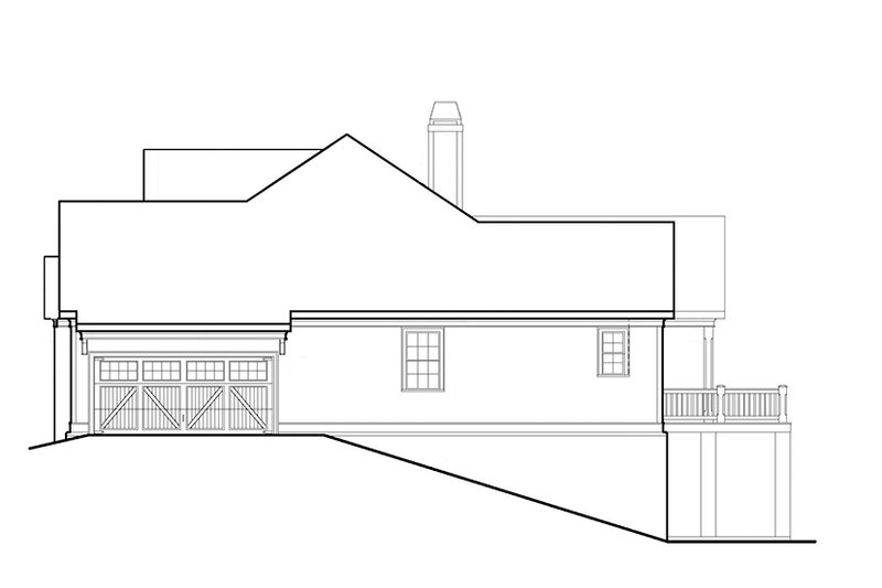 Dream House Plan - Exterior - Other Elevation for European House Plan #927-961 - 5 bed, 4 bath