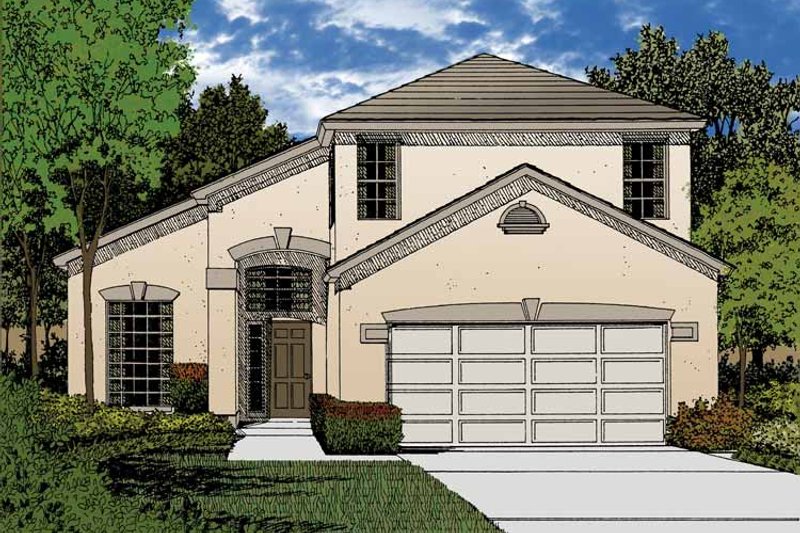 Home Plan - Contemporary Exterior - Front Elevation Plan #1015-43