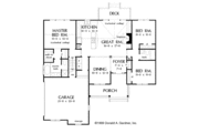 Craftsman Style House Plan - 3 Beds 2 Baths 1473 Sq/Ft Plan #929-428 