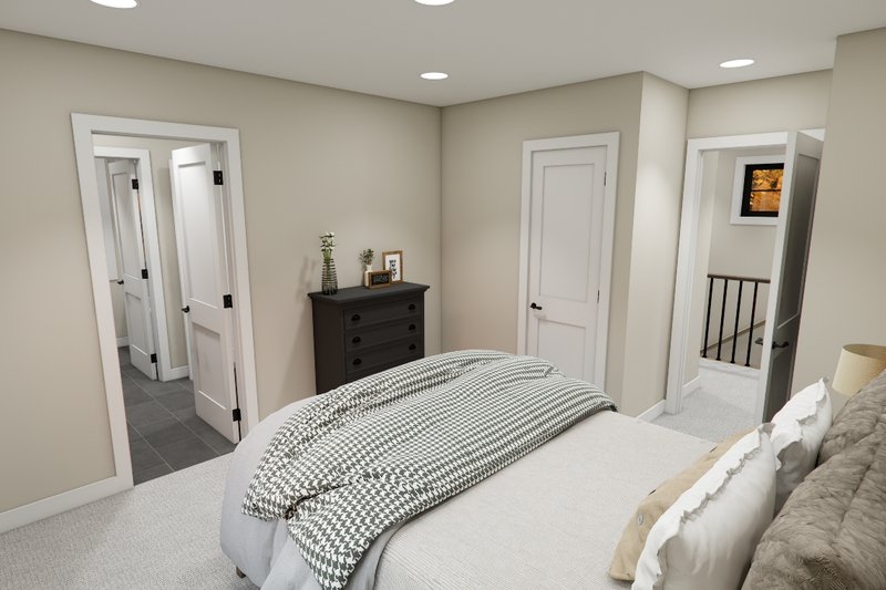 House Design - Interior - Bedroom 2 for Farmhouse House Plan #51-1377 - 3 bed, 2.5 bath