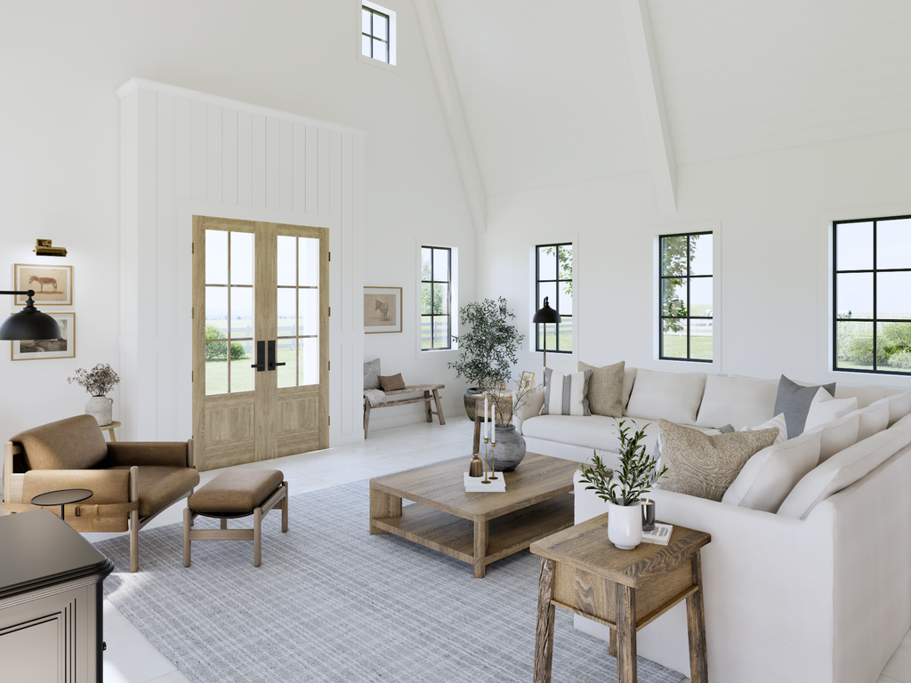 Interior - Family Room 2 for Barndominium House Plan #1114-123 - 1 bed, 1 bath