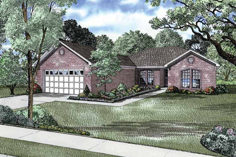 Dream House Plan - Traditional Exterior - Front Elevation Plan #17-2766