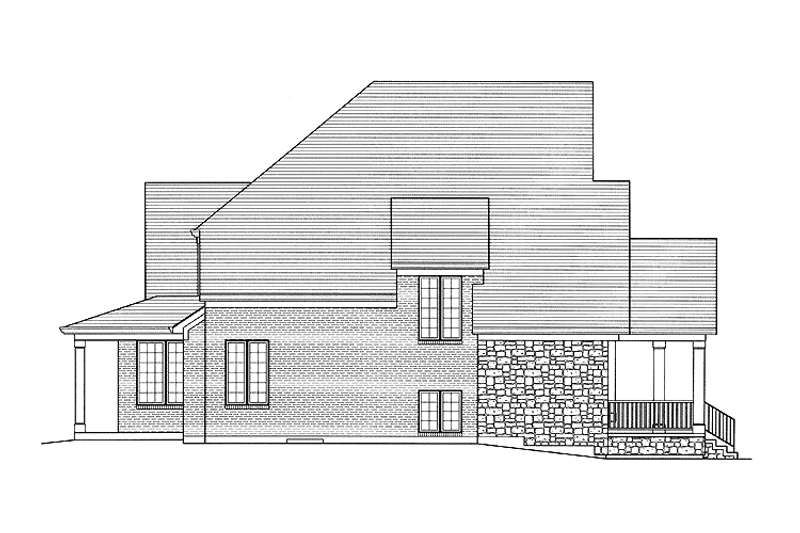 Dream House Plan - Exterior - Other Elevation for Country House Plan #46-804 - 4 bed, 3.5 bath