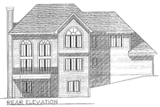Colonial Style House Plan - 4 Beds 3.5 Baths 3272 Sq/Ft Plan #70-1315 