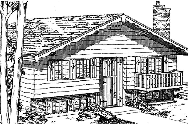 Architectural House Design - Country Exterior - Front Elevation Plan #47-962