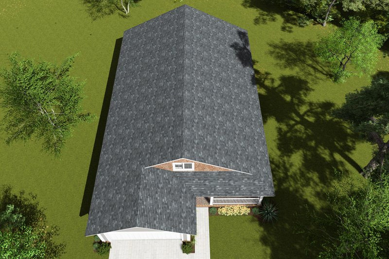 House Plan Design - Exterior - Other Elevation 3 for Cottage House Plan #513-2236 - 3 bed, 2 bath