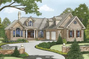 Traditional Exterior - Front Elevation Plan #929-819
