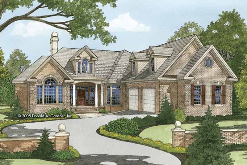 Dream House Plan - Traditional Exterior - Front Elevation Plan #929-819