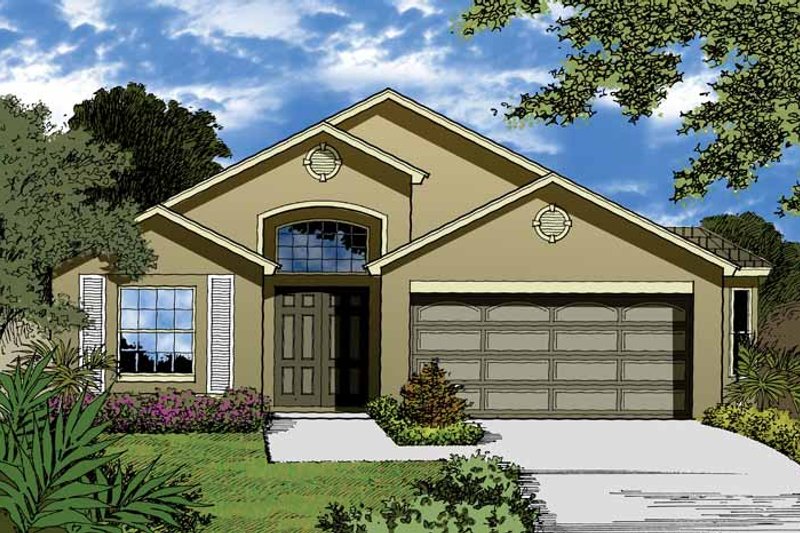 Dream House Plan - Country Exterior - Front Elevation Plan #1015-26
