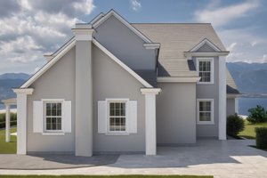 Exterior - Other Elevation 1 for European House Plan #542-15 - 4 bed, 4 bath
