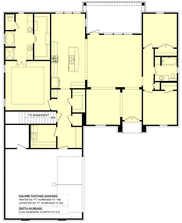 Architectural House Design - European Floor Plan - Other Floor Plan #430-90