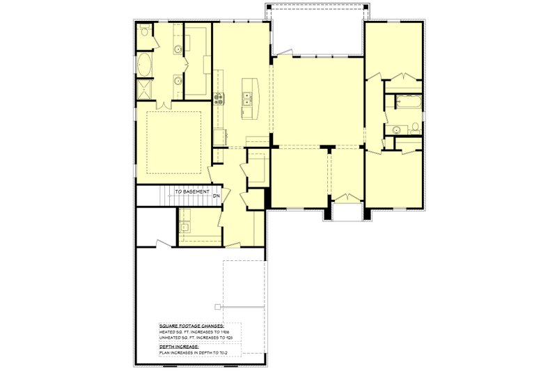 Architectural House Design - Floor Plan - Other Floor for European House Plan #430-90 - 3 bed, 2 bath