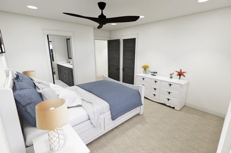 Dream House Plan - Interior - Bedroom 5 for Craftsman House Plan #51-1267 - 4 bed, 3.5 bath
