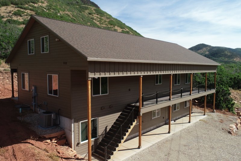 Dream House Plan - Exterior - Front Elevation 2 for Cabin House Plan #1060-355 - 2 bed, 2 bath