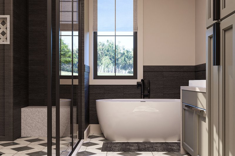 House Design - Interior - Bathroom 1 for Mediterranean House Plan #455-394 - 4 bed, 3.5 bath