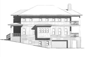 Exterior - Other Elevation for Contemporary House Plan #926-4 - 5 bed, 3.5 bath