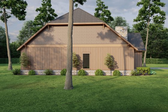 Exterior - Other Elevation 1 for European House Plan #17-2257 - 3 bed, 2 bath
