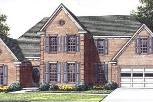 Traditional Exterior - Front Elevation Plan #424-66