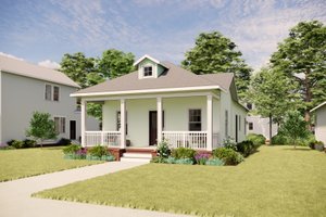 House Design - Exterior - Front Elevation for Craftsman House Plan #936-22 - 3 bed, 2 bath