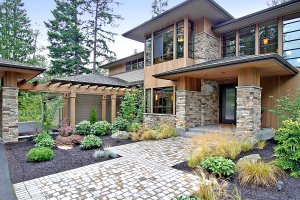 Exterior - Front Elevation 3 for Modern House Plan #132-221 - 4 bed, 4.5 bath