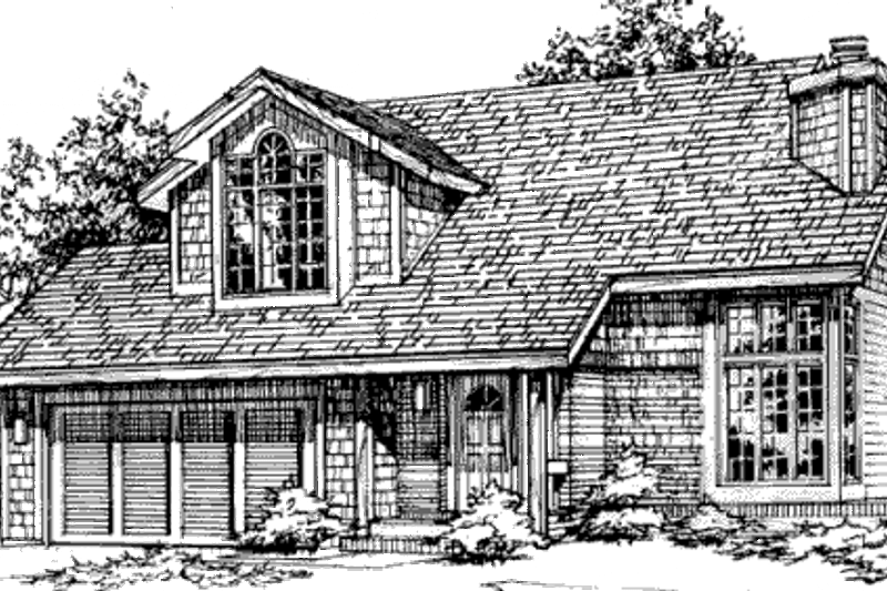 Home Plan - Exterior - Other Elevation for Traditional House Plan #320-371 - 4 bed, 2.5 bath