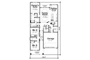 Craftsman Style House Plan - 3 Beds 3 Baths 2666 Sq/Ft Plan #20-2431 