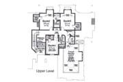 European Style House Plan - 4 Beds 3.5 Baths 2985 Sq/Ft Plan #310-872 