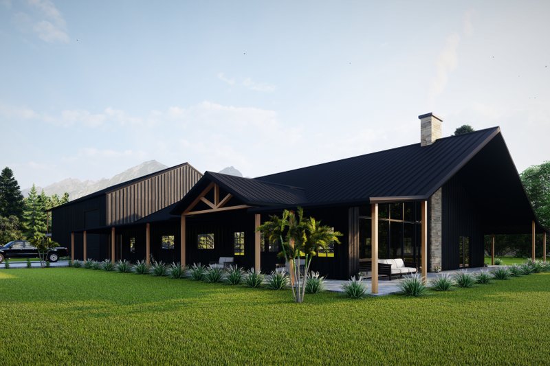 House Design - Exterior - Other Elevation 8 for Barndominium House Plan #1107-36 - 3 bed, 2.5 bath