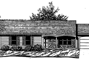 Country Style House Plan - 3 Beds 2 Baths 1175 Sq/Ft Plan #30-232 