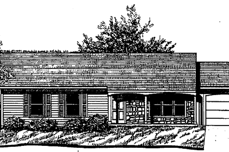 House Plan Design - Country Exterior - Front Elevation Plan #30-232