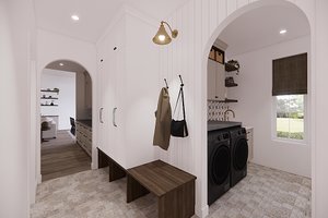 Interior - Entry for European House Plan #23-2794 - 4 bed, 2.5 bath