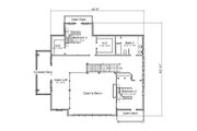 Log Style House Plan - 3 Beds 3 Baths 3440 Sq/Ft Plan #451-27 