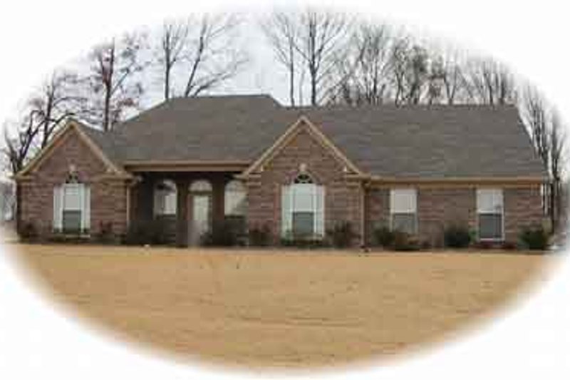 Exterior - Front Elevation 2 for European House Plan #81-913 - 3 bed, 2 bath