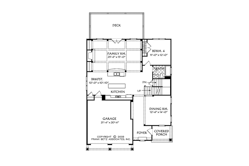 Home Plan - Floor Plan - Main Floor for Traditional House Plan #927-537 - 4 bed, 3 bath