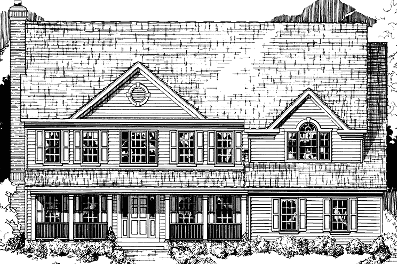 Dream House Plan - Country Exterior - Front Elevation Plan #953-47