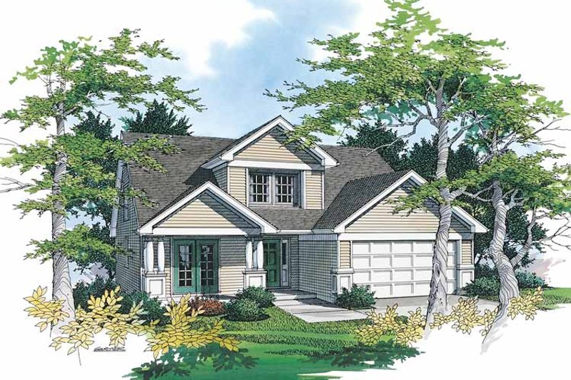 Dream House Plan - Bungalow Exterior - Front Elevation Plan #48-727
